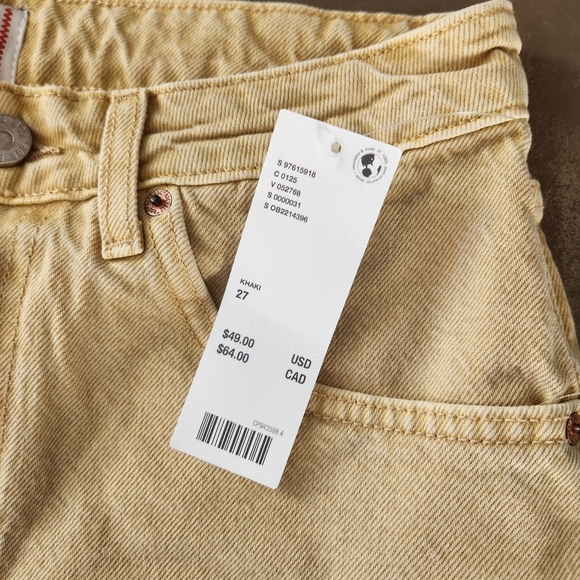 NWT Urban Outfitters BDG Indie Mid Rise Denim Shorts - Size 27 - Picture 5 of 5